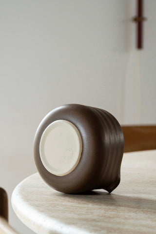 Serif Bowl - Matcha Brown