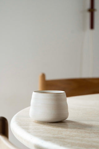 Serif Cup Round - Beige