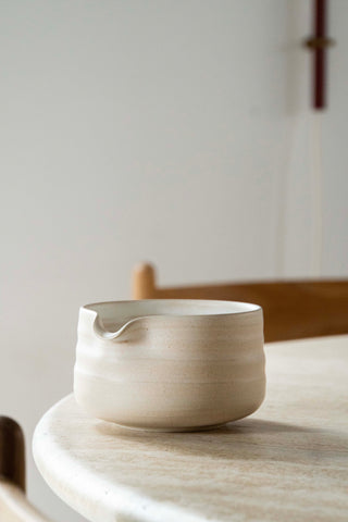Serif Bowl - Matcha Beige