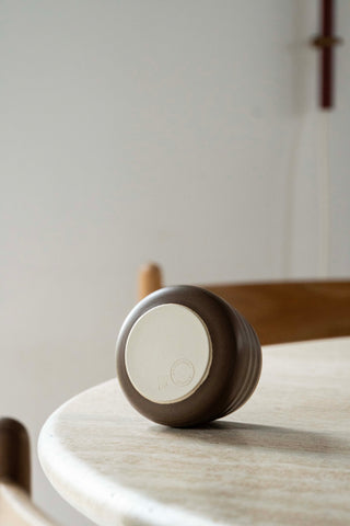 Serif Cup Round - Brown