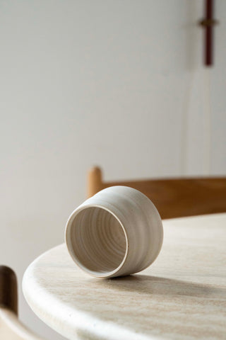 Serif Cup Round - Beige