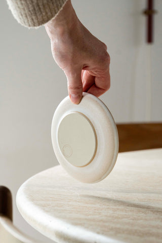 Serif Saucer -  Beige