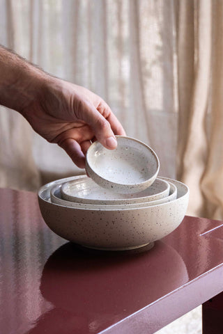 Serif Bowl Extra Klein - Gefleckt