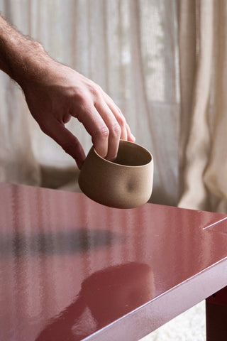 Tasse rund - gesprenkelt