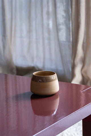 Tasse rund - gesprenkelt