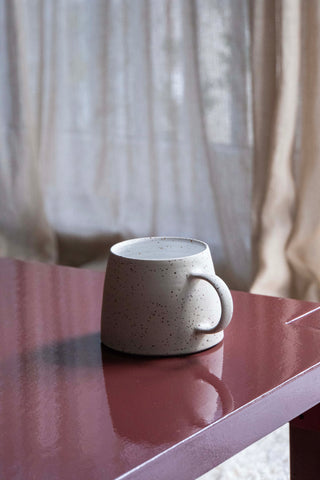Tasse rund - gesprenkelt