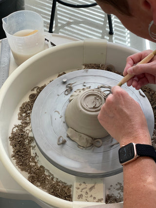 Introduction to wheel throwing for two